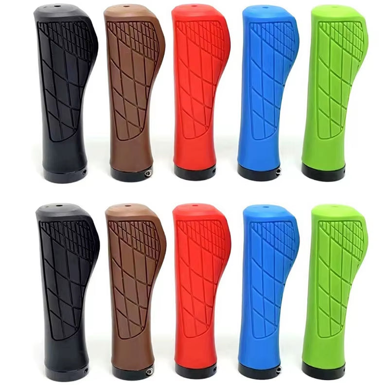 Ergonomic Lock-on Mountain Bike Handlebar Grips – Anti-Slip & Shock-Absorbing
