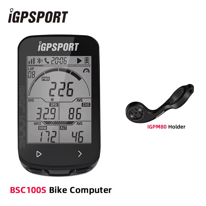 IGPSPORT BSC100S Computer IGS Bicycle Computer BLE ANT 2.6 Inch Waterproof Wireless Bike Stopwatch MTB Road Cycling Computer