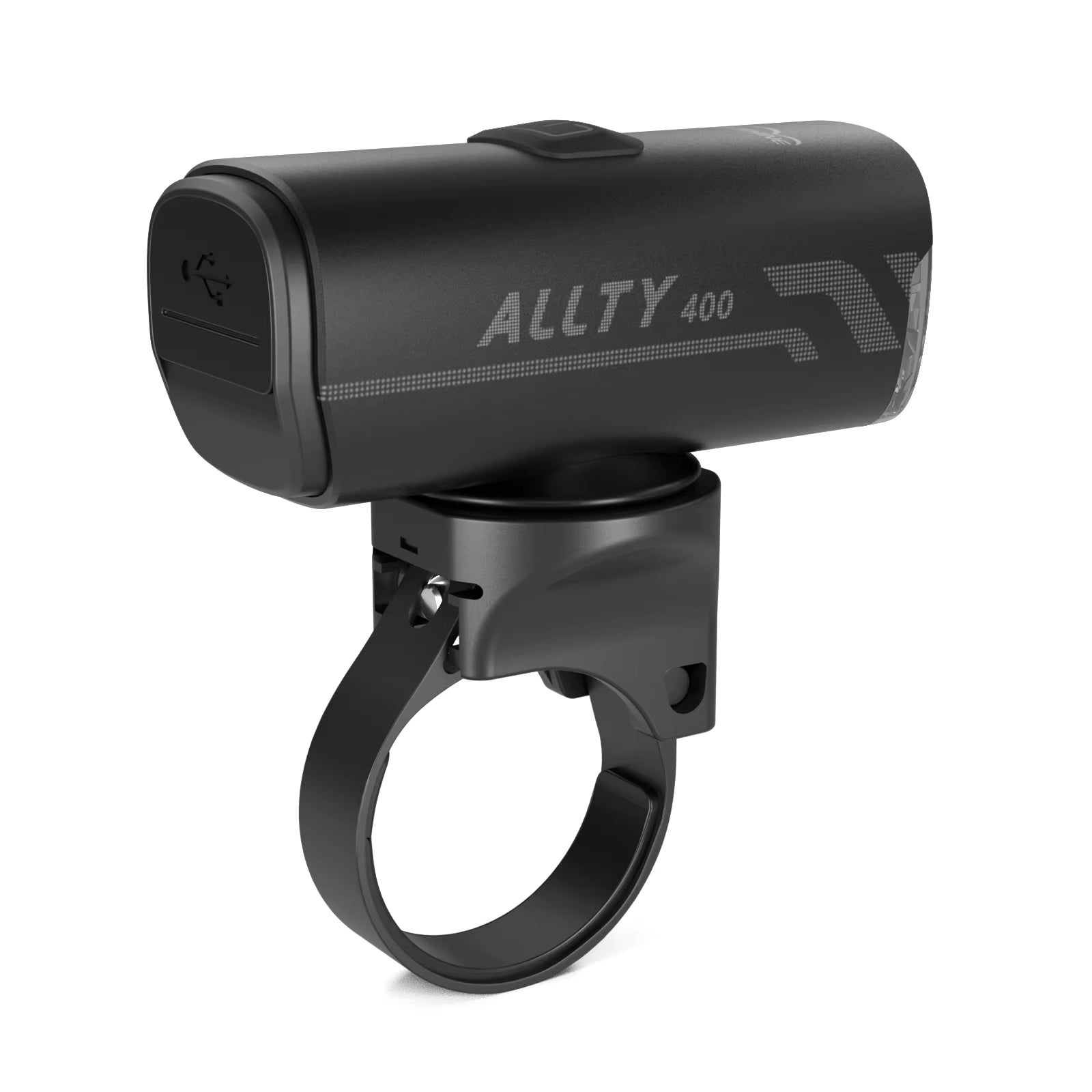 ALLTY 400 Road Bike Light, USB Type-C Rechargeable,Powerful Bike Headlight Compatible With: Mountain, Kids, Street