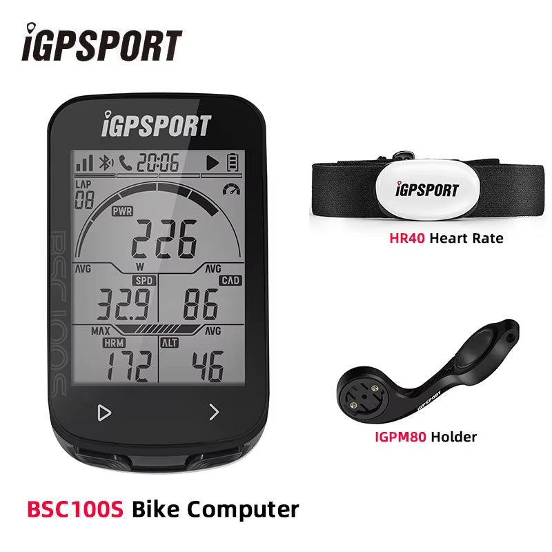 IGPSPORT BSC100S Computer IGS Bicycle Computer BLE ANT 2.6 Inch Waterproof Wireless Bike Stopwatch MTB Road Cycling Computer