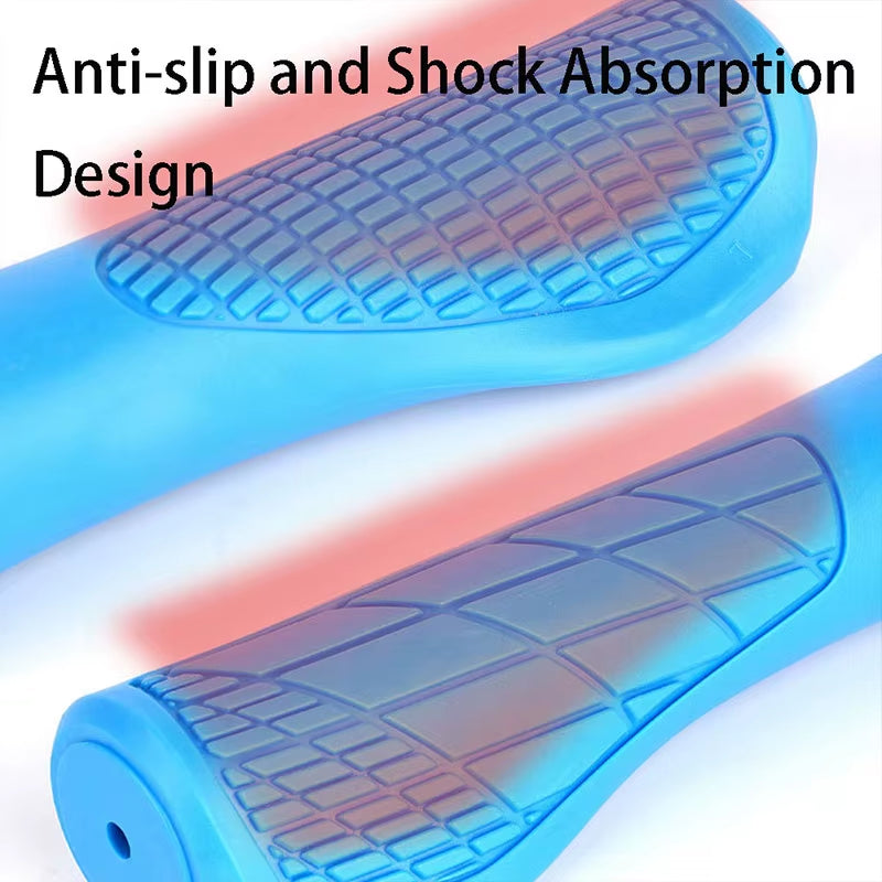 Ergonomic Lock-on Mountain Bike Handlebar Grips – Anti-Slip & Shock-Absorbing