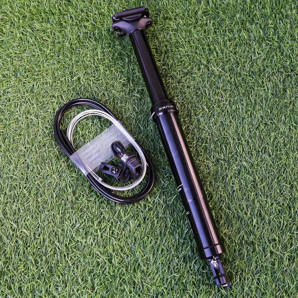 New X-Fusion Manic MTB Dropper Seatpost 31.6MM 361MM 125Mm Internel Cable Dropper Seat Post for Mountain Bike Gravel Parts