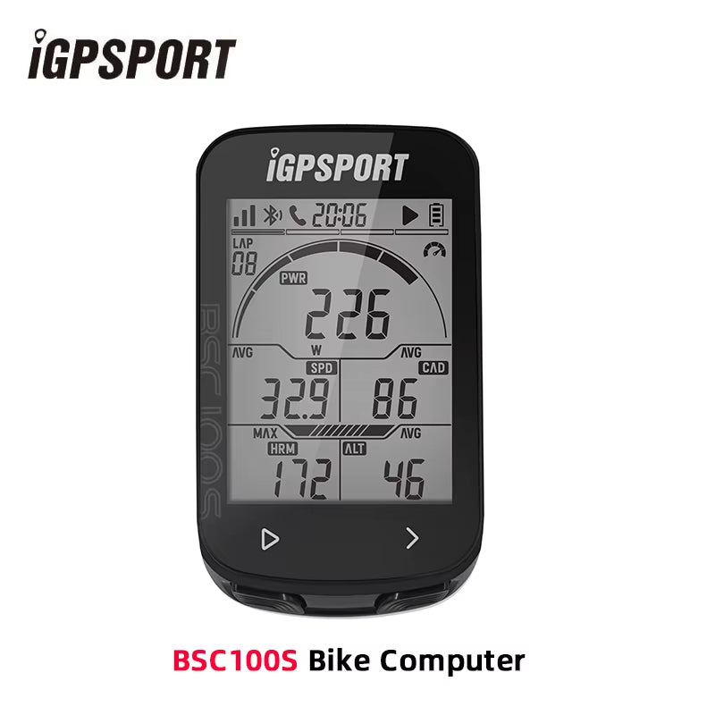 IGPSPORT BSC100S Computer IGS Bicycle Computer BLE ANT 2.6 Inch Waterproof Wireless Bike Stopwatch MTB Road Cycling Computer